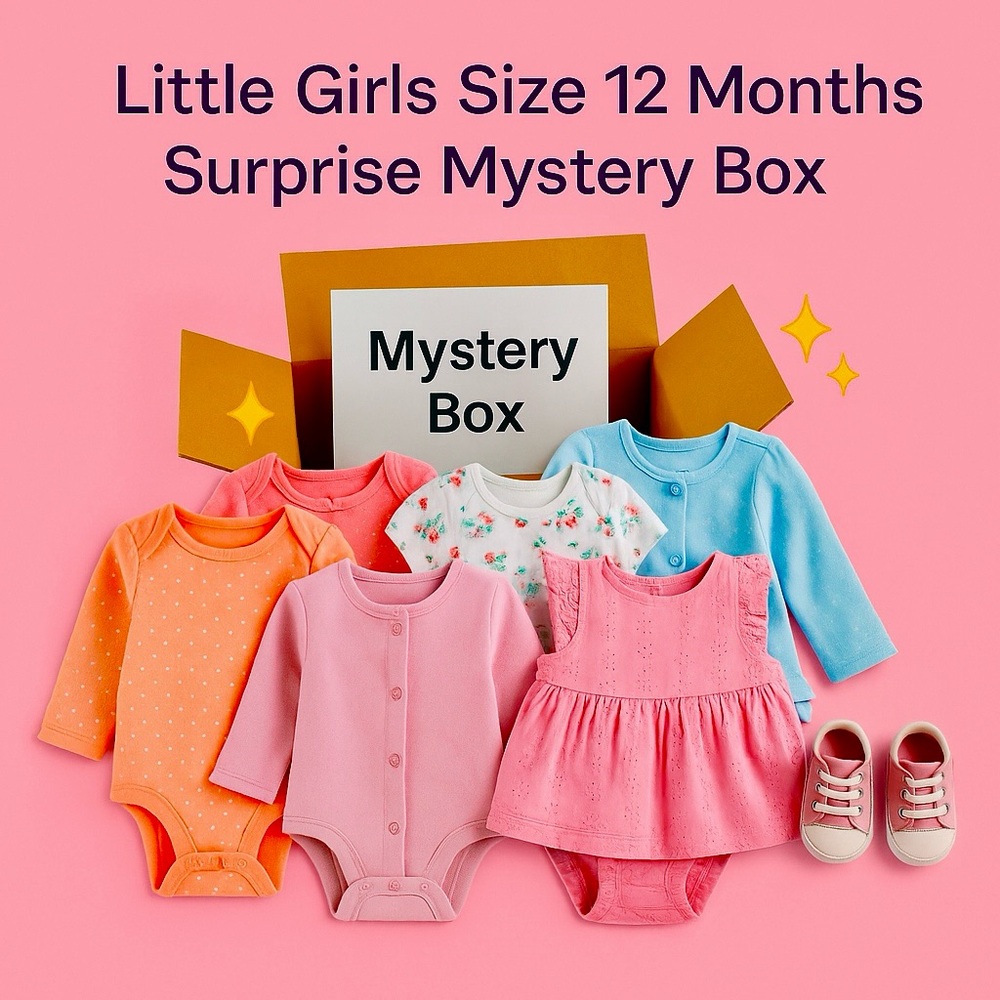 Baby Girl’s Size 12 Month Surprise Bundle Mystery Box